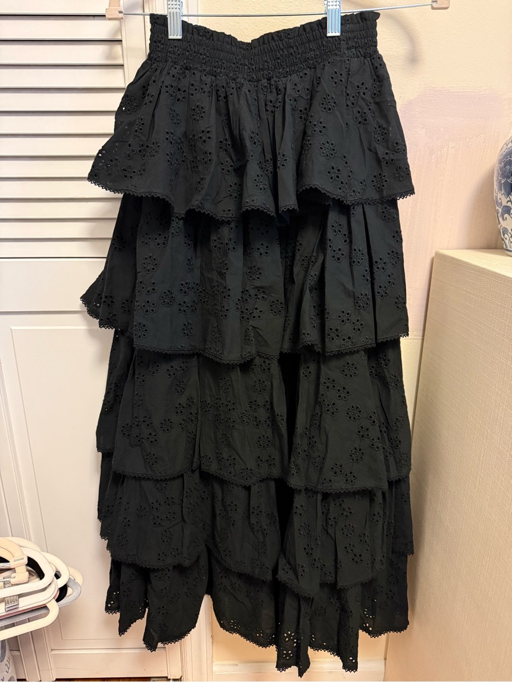 Hill House Home Ruffled Tiered Skirt